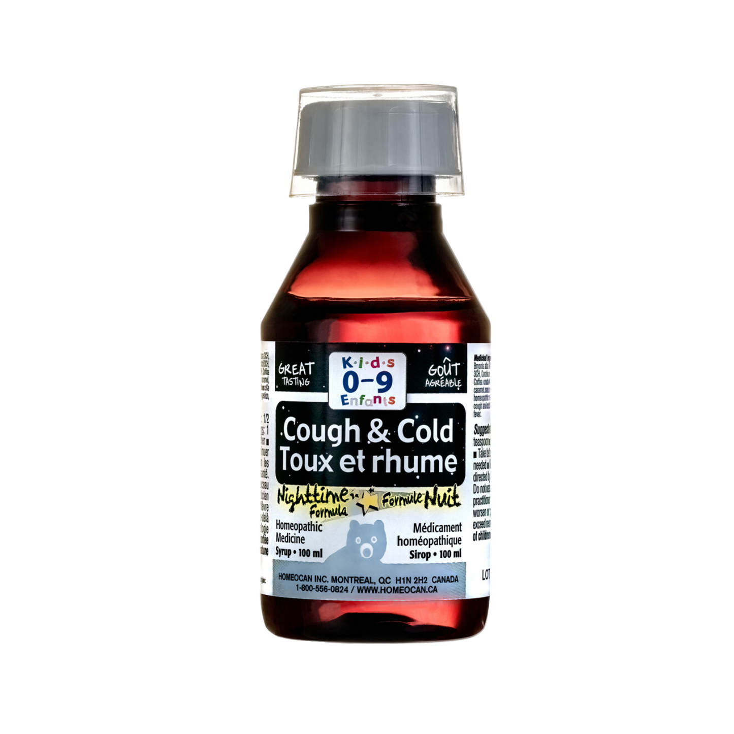 Kids 0-9 Cough and Cold Nighttime Formula 100 ml